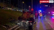 Bursa'da Takla Atan Otomobilde 1 Yaralı