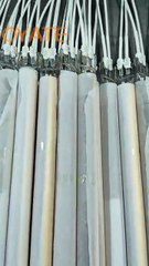 450mm 230v 1800w Single ended half gold coated carbon fiber heat lamps