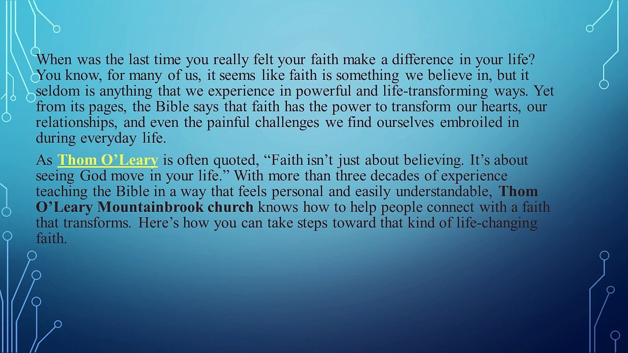 Pastor’s Wisdom: How to Embrace a Life-Changing Faith That Transforms Your World