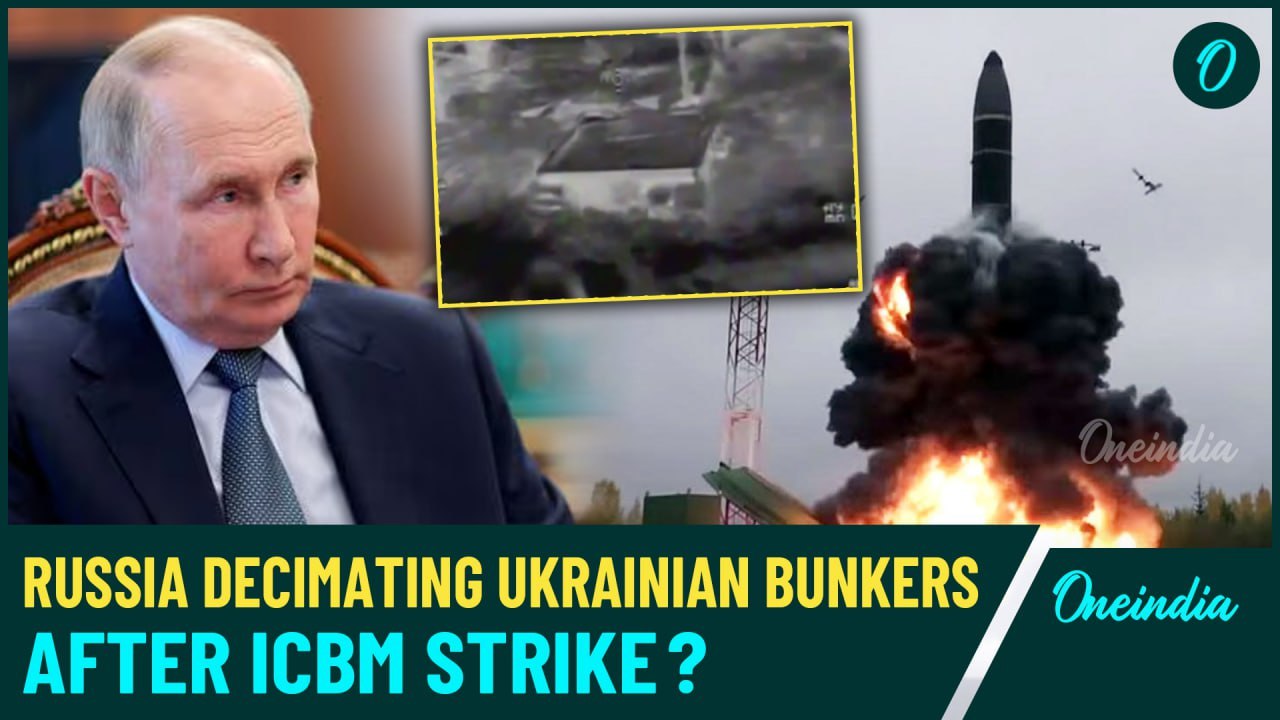 VIDEO| Russia Destroys Ukrainian Bunkers Post-ICBM Strike: Nuclear Fear Deepens After Putin’s Move