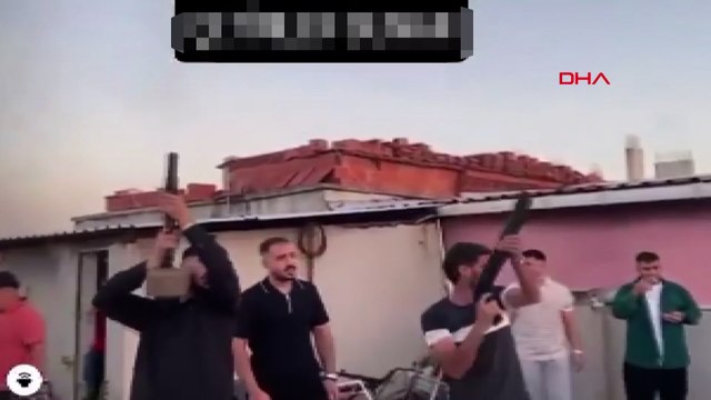 Havaya ateş açıp, o anları sosyal medyadan paylaşan 5 şüpheli tutuklandı