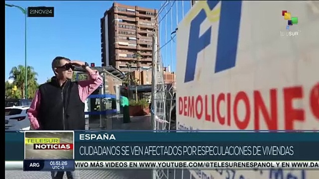 Ciudadanos españoles se ven afectados por especulaciones de viviendas