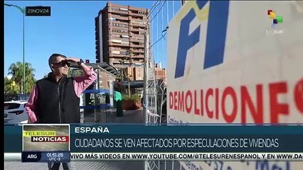 Ciudadanos españoles se ven afectados por especulaciones de viviendas