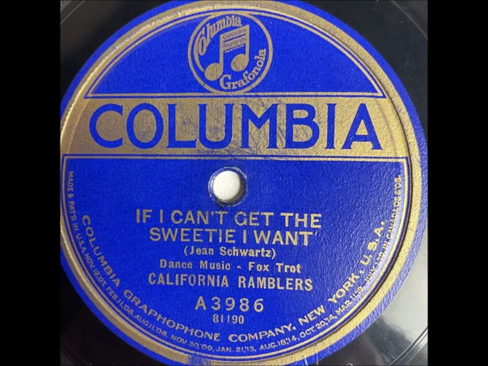 Paul Whiteman and His Orchestra - If I Can't Get The Sweetie I Want (1923)