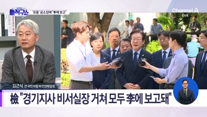 檢 “李, 업무추진비 보고받아” 공소장 기재