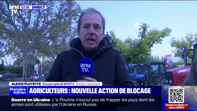Ils ne nous reste plus rien pour vivre : les agriculteurs du Vaucluse bloquent les centres commerciaux de Pertuis