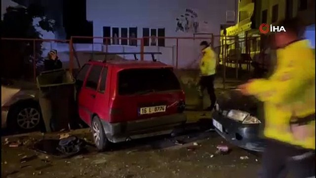 Aracıyla geldi, ortalığı savaş alanına çevirip, yaya olarak kaçtı