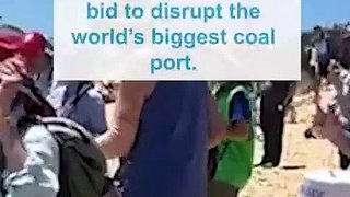 Climate protest 'flotilla' launched near biggest coal port