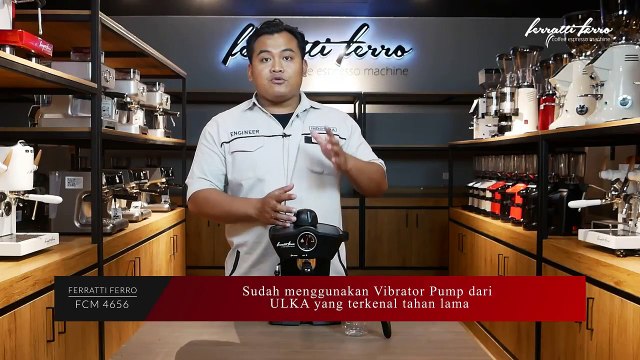 REVIEW MESIN KOPI ESPRESSO MURAH DAN BERKUALITAS - FERRATTI FERRO FCM-4656