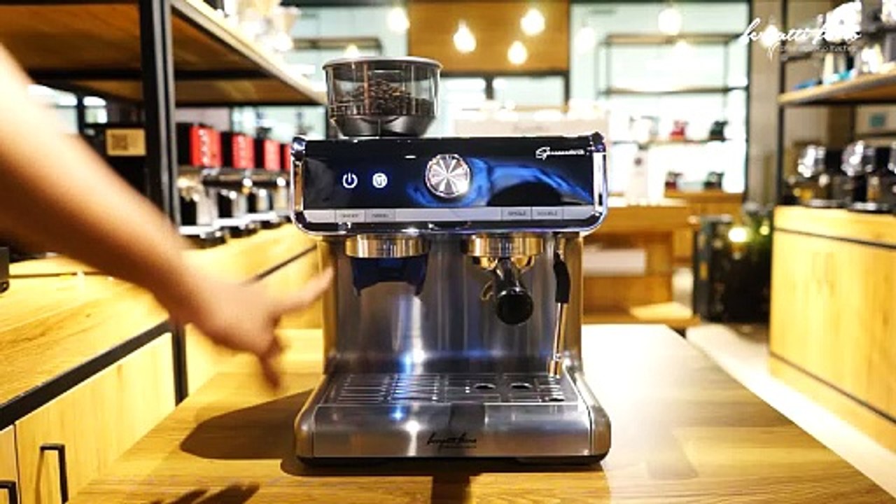 JUAL MESIN ESPRESSO YANG SUDAH DILENGKAPI DENGAN GRINDER DIDALAMNYA - FCM-5020 SPREZZATURA