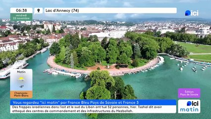 22/11/2024 - ICI Matin France Bleu Pays de Savoie en vidéo