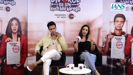 Interview of Starcast Rishab Chadha and Abigail Pandey of Series “Divorce Ke Liye Kuch Bhi Karega”