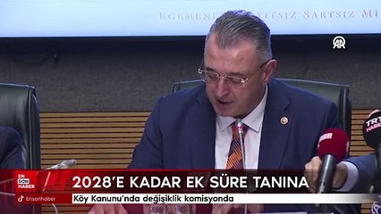 Köy Kanunu'nda değişiklik