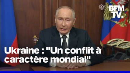 Poutine évoque un "conflit mondial" et confirme le tir d'un missile intercontinental en Ukraine