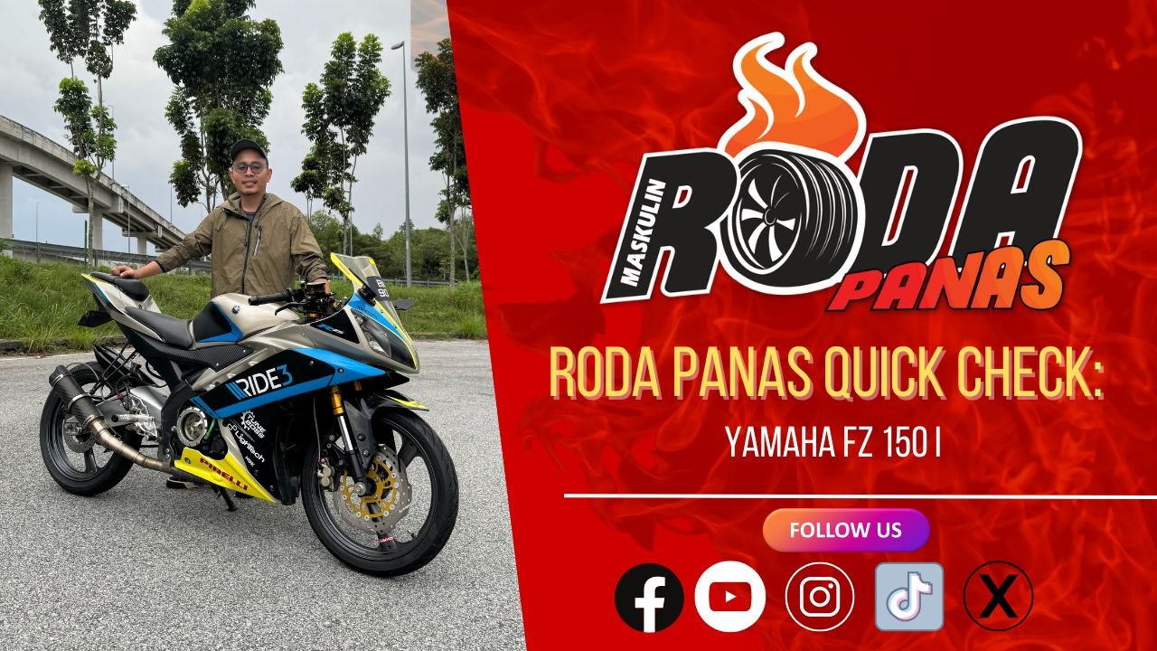 RODA PANAS QUICK CHECK  : YAMAHA FZ150i CONVERT R15 V2
