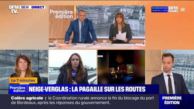7 MINUTES POUR COMPRENDRE - Neige-verglas: la pagaille sur les routes