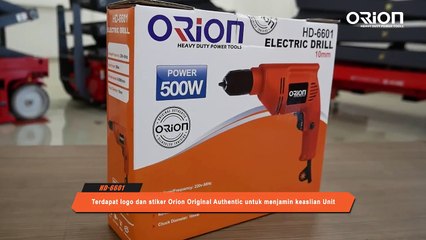 REVIEW BOR ELEKTRIK YANG COCOK UNTUK PENDUKUNG AKTIVITAS KERJA ANDA - ORION ELECTRIC DRILL HD-6601
