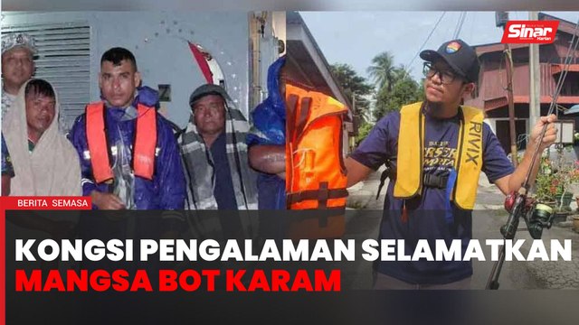 YouTuber kongsi pengalaman selamatkan empat mangsa bot karam