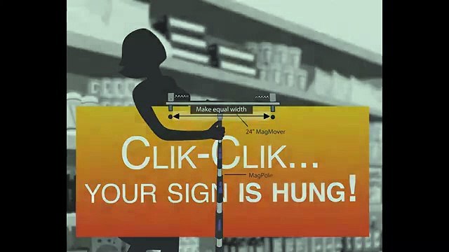 Clik-Clik solution for tall ceilings