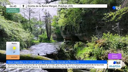22/11/2024 - ICI Matin France Bleu Gironde en vidéo