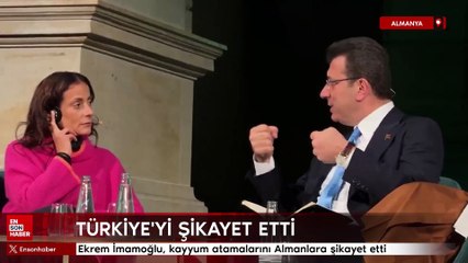 Ekrem İmamoğlu, kayyum atamalarını Almanlara şikayet etti