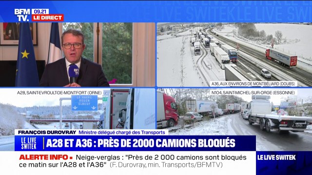 Neige-verglas: la situation du trafic aérien est en train de se résorber , détaille François Durovray