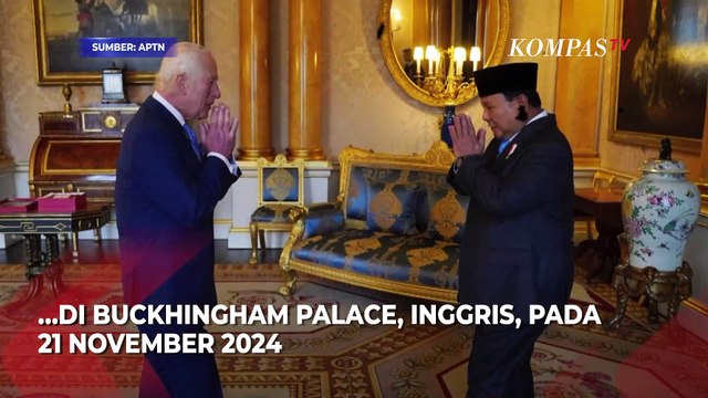Potret Akrab Presiden Prabowo bersama Raja Charles III di Istana Buckingham