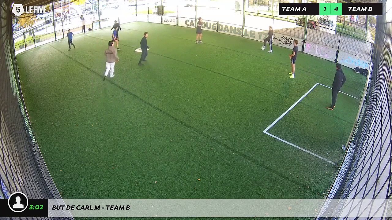 But de Carl M - Team B