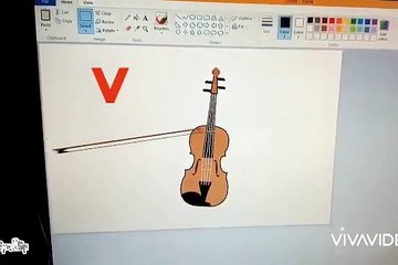 V is for Violin (2018) (Lowercase Version)