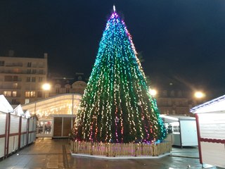 Avant l'ouverture du marché de Noël samedi, les illuminations lancées au Mans