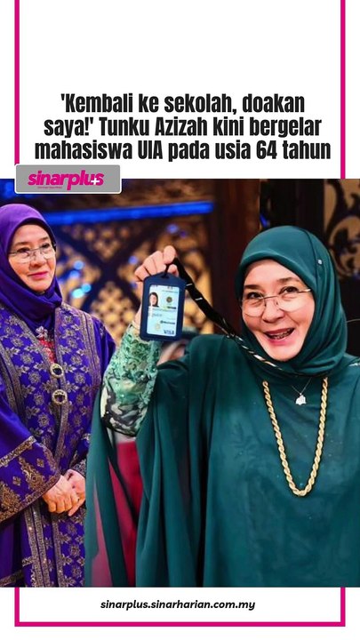 Terbaik! Tengku Ampuan Pahang sambung belajar lagi pada usia 64 tahun