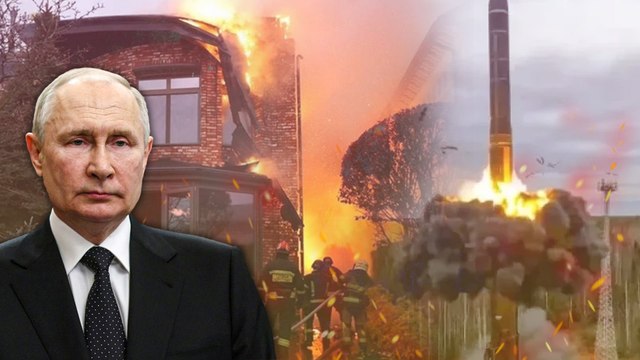 Khoảnh khắc Nga nã tên lửa siêu thanh Oreshnik xé toạc bầu trời thành phố Dnipro, Ukraine