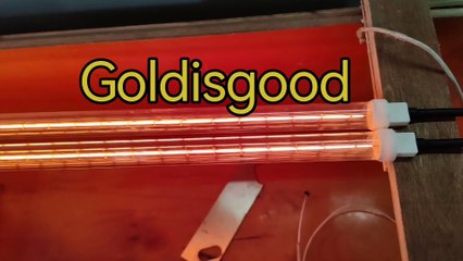 560mm 240v 1400w   Clear Halogen Ir Lamp Infrared Heat Lamp Heater For PET blowing  machine From  Goldisgood