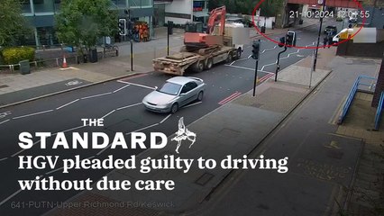 HGV pleaded guilty to driving without due care in East Putney