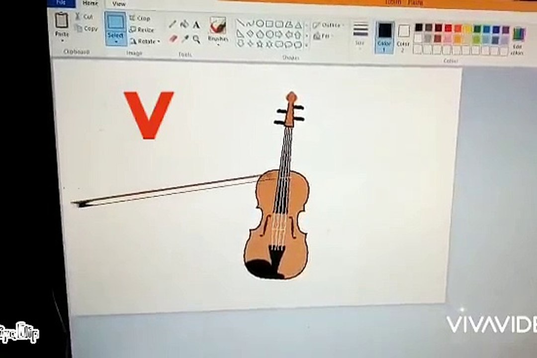 V is for Violin (2018) (Lowercase Version)