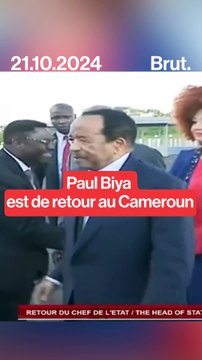 Paul Biya est de retour au Cameroun