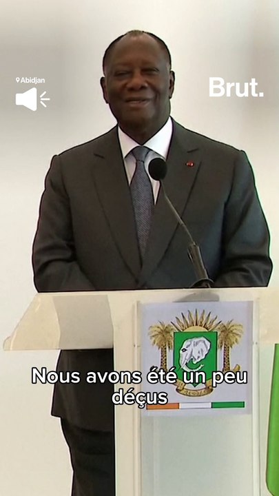 Alassane Ouattara a réagi à la défaite des Éléphants