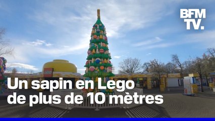 Au Royaume-Uni, un parc à thème sur le Lego a construit un sapin avec plus de 360.000 briques
