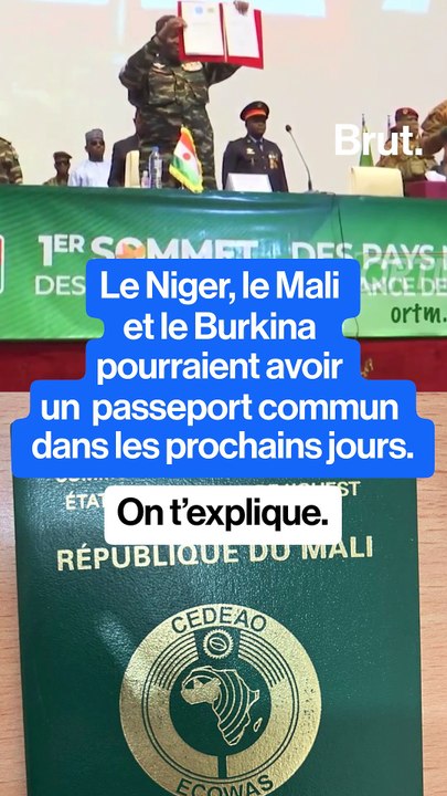 Un nouveau passeport biométrique de l’AES.