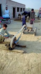 Old Petter Diesel Engine Starting With Solar Motor #Shorts