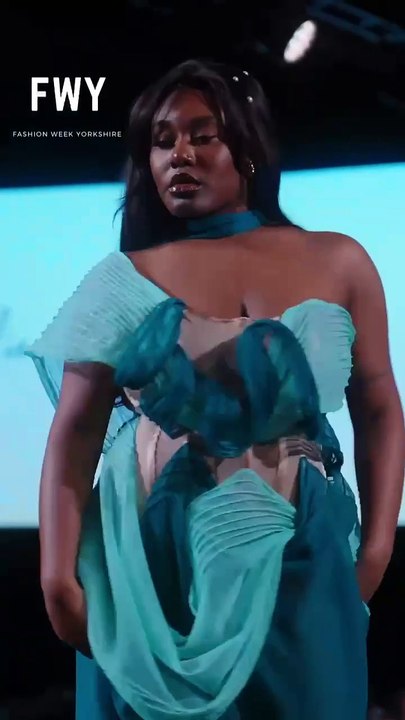 Hollie Lesley Haughin collection at Fashion Week Yorkshire for story by YP Fashion Editor Stephanie Smith - Video by Home Grown Media