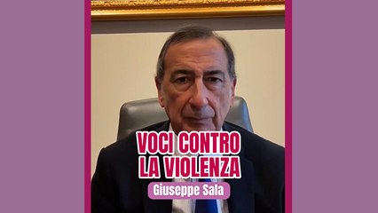 Voci contro la violenza: Giuseppe Sala