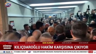 Ankara Adliyesi'nin koridorları 'Hak, Hukuk, Adalet' sesleriyle inledi