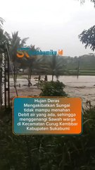 Hujan Deras, Curug Kembar Sukabumi Diterjang Banjir Bandang