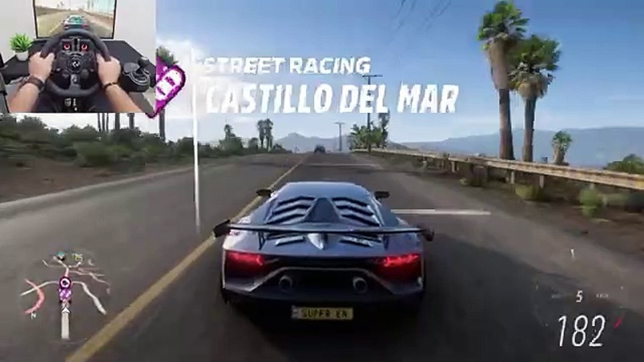 1600HP Lamborghini Aventador SVJ - Forza Horizon 5  Logitech G923 Steering Wheel