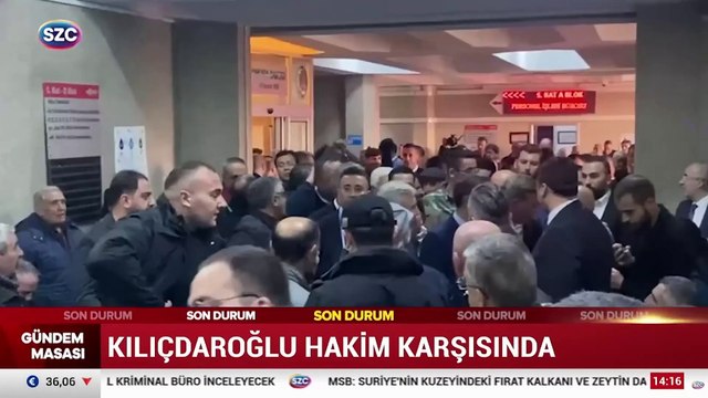 Ümit Özdağ, Muharrem İnce ve Erdal Beşikçioğlu Ankara Adliyesi'ne geldi