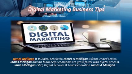 Strategy Digital Marketing - James Melligan | James A Melligan