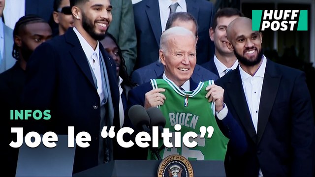 Biden a reçu les champions NBA et avec ses origines, c’était forcément spécial