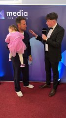 Watch as Sir Mark Cavendish talks about winning the Media Isle of Man Lifetime Achievement Award