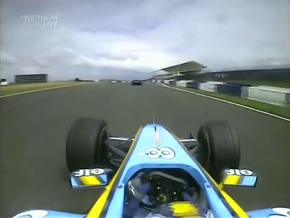 F1 – Fernando Alonso (Renault V10) Onboard – Great Britain 2004